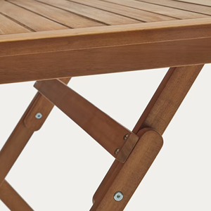 Mesa plegable moderna para comedor al aire libre de madera de teca natural de la mejor calidad-Gulala - Product Image 5