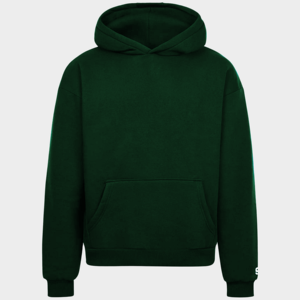 Sweatshirts à manches longues en denim 100% coton unisexe, sweatshirts surdimensionnés d'hiver à capuche de couleur unie avec de grandes poches Tailles XS à XL - Product Image 2