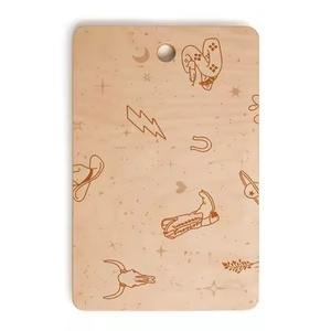 Planche à découper en bois de manguier et résine imprimée émaillée pour couper le fromage, planche à découper pour la cuisine - Product Image 2