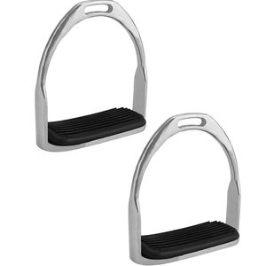 2025 Nueva oferta de alta calidad Nuevo diseño Suministro de fábrica Polímero de acero Equitación Estribos de plástico para caballos - Product Image 2