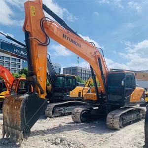 Excavatrice Hyundai 220-9s d'occasion avec pompe de boîte de vitesses, composants Kawasaki, poids opérationnel de 1000 tonnes, équipement de construction à vendre - Product Image 2