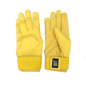 Guantes de Bateo de Béisbol/Sóftbol de Cuero de la Mejor Calidad, Dedos Completos, para Mano Derecha, Unisex, Puño Largo, Ajuste Fácil, Proveedores Mayoristas - Product Image 1
