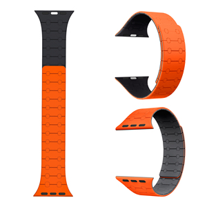 Bracelet magnétique en silicone souple CM pour <span class=keywords><strong>Apple</strong></span> <span class=keywords><strong>Watch</strong></span> Ultra 49 <span class=keywords><strong>45</strong></span> <span class=keywords><strong>mm</strong></span> 41 <span class=keywords><strong>mm</strong></span>, bracelet de remplacement pour iWatch 8 <span class=keywords><strong>7</strong></span> 6 5 4 3 - Product Image 6