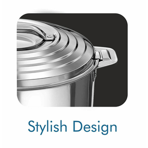 Cazuelas decorativas de diseño antiguo para hoteles Premium, ollas para servir calientes de Metal hechas a mano con espejo de acero inoxidable pulido - Product Image 5