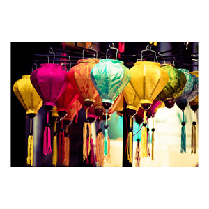 2025 DESIGN SILK <b>LANTERN</b> WITH <b>BAMBOO</b> FRAME AND STEEL FRAME FROM 99 GOLD DATA VIET NAM - Product Image 2