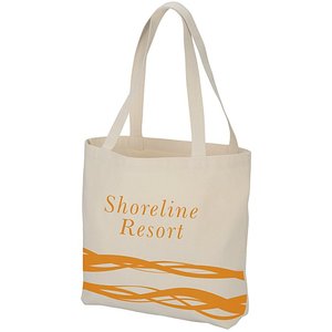 Bolsa de tela de algodón con fuelle de 10 oz, 13x16 pulgadas, reciclable, ecológica, reutilizable para compras, con asas dobles, venta al por mayor, OEM - Product Image 1