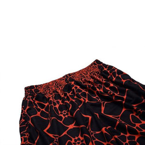 Conjuntos de uniformes de baloncesto rojos de alta calidad, el mejor diseño, ropa personalizable de poliéster/algodón transpirable cómoda de media manga - Product Image 5