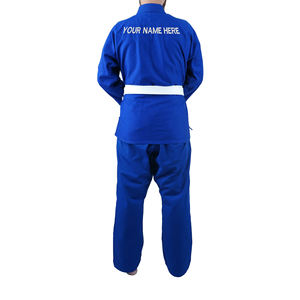 Vente chaude Confortable 100% Coton Unisexe Costume De Karaté Uniforme Logo Personnalisé Arts Martiaux Porter À Vendre - Product Image 2