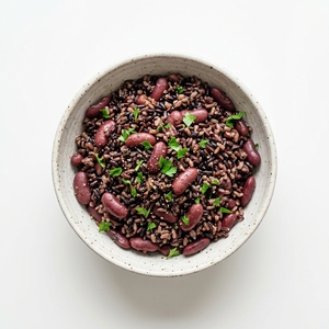 Mezcla de Arroz Negro Orgánico y Frijoles Rojos - Granos Integrales Saludables y Nutritivos a Granel - Product Image 1