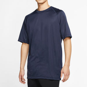 Camiseta de manga corta con cuello redondo y logotipo personalizado de secado rápido para gimnasio para hombre 2025 - Product Image 1