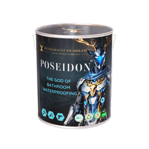 Poseidon 12KG Bathroom & Wetroom <b>Waterproofing</b> Membrane Paint for <b>Spray</b> or Roller Application - Product Image 1