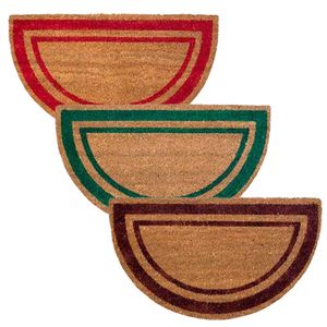 Tappetino in fibra di cocco Asturias a mezzaluna colori assortiti 40x70cm (Dintex 55122) - Product Image 1