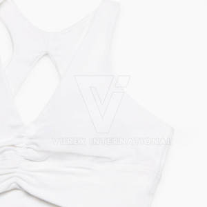 Nouveauté 2025 Soutien-gorge de sport à maintien élevé, couleur et design personnalisés, respirant, style simple, logo frontal, pour le fitness et la salle de sport - Product Image 6