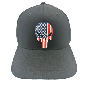 OEM ปักลายธงอเมริกา6แผงด้านหลังตาข่ายหมวกกีฬาหมวกเวียดนามหมวกคนขับรถบรรทุกสำหรับแฟชั่นการแสดง - Product Image 3