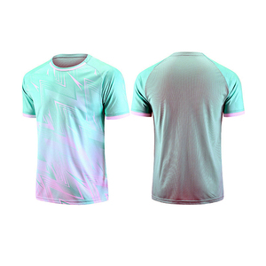 Ensemble de maillots de football courts personnalisés pour hommes coupe automatisée sublimation vêtements de sport OEM avant chemises d'entraînement au football uniforme d'équipe - Product Image 5