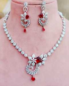 ENSEMBLE DE COLLIERS CZ COUPE ÉTOILE ORIGINALE DE QUALITÉ IMPRESSIONNANTE POUR LES FEMMES PARFAITS À PORTER BIJOUX AD PREMIUM - Product Image 4