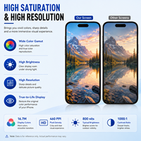 Écran tactile OLED souple de 6,7 pouces avec numériseur, ensemble d'affichage de remplacement, pièces de réparation pour téléphone portable pour iPhone 14 Pro Max