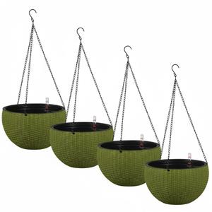 Best Selling Antique Copper Metal Hanging <b>Planter</b> With Chain Flower Pots Hanging <b>Planters</b> For <b>Outdoor</b> Deck And Garden Use - Product Image 6
