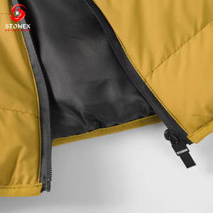 Gilet matelassé léger et élégant pour homme, coupe ajustée, décontracté, pour l'hiver, avec fermeture éclair, vêtement d'extérieur durable en 100% polyester - Product Image 6