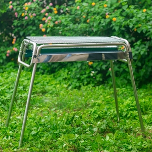<span class=keywords><strong>Barbecue</strong></span> au charbon de bois pliable en acier inoxydable moderne, four à <span class=keywords><strong>barbecue</strong></span> sans fumée, <span class=keywords><strong>barbecue</strong></span> portable de jardin - Product Image 2