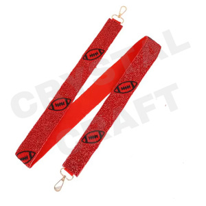 สายกระเป๋าลูกปัดสีขาวทองสำหรับเจ้าสาวสายกระเป๋าลูกปัดสีขาวทอง - Product Image 2