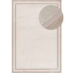 Alfombra con bordes color crema-beige Netline Home Carmel 6060 - Product Image 1