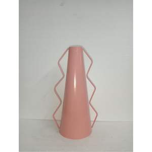 Florero de Metal Nórdico Minimalista Moderno, Florero de Hierro Rosa Mate para Centros de Mesa, Florero Decorativo Geométrico de Lujo para el Hogar - Product Image 2