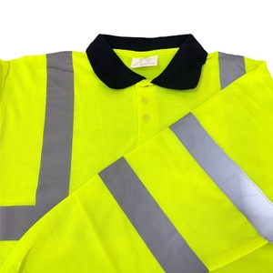 Gilet de sécurité réfléchissant à haute visibilité, polo à manches longues, logo personnalisé, vêtements de travail pour hommes, t-shirt - Product Image 6