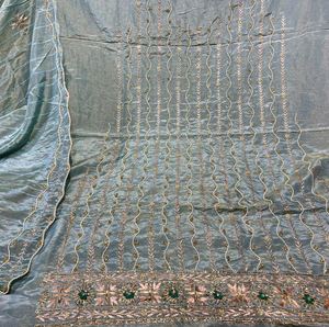 Costumes modernes indiens pakistanais de qualité supérieure brodés à la main pour femmes fêtes de style traditionnel à la mode - Product Image 3