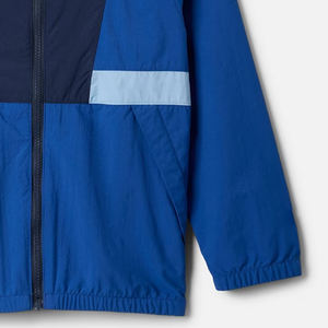 Veste à blocs de couleur avec poches avant, manches longues pour garçons, avec logo personnalisé et capuche confortable, vêtements tendance 2026 - Product Image 4