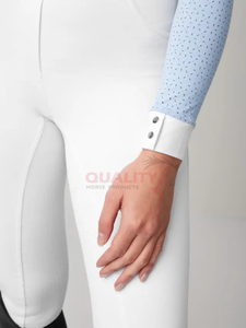 Chemises de spectacle d'équitation pour femmes élégantes Slim Fit Respirant Conception confortable Tissu durable pour les vêtements de compétition équestre - Product Image 5