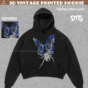 Diseño personalizado Jerseys Sudadera con capucha Tallas grandes Algodón Poliéster Streetwear Imprimir Sudadera con capucha - Product Image 5