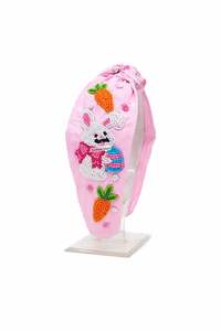 ที่คาดผมประดับลูกปัดธีมอีสเตอร์ ลายกระต่าย ไข่ และดอกไม้ สำหรับฤดูใบไม้ผลิ ขายส่ง - Product Image 2