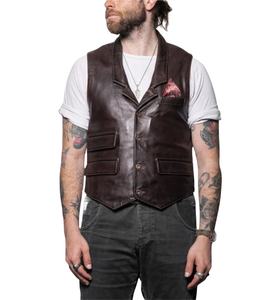 Chaleco de piel de cordero Noir Thunder - Product Image 1