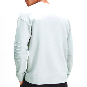 เสื้อสเวตเชิ้ตคอกลมของผู้ชายเสื้อสเวตเชิ้ตแบบเรียบสำหรับผู้ชายเสื้อสเวตเตอร์คอ2024แบบสั่งทำ - Product Image 4