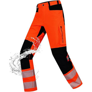 Men's Casual Leather Motorbike <b>Trousers</b> CE Protectors Lightweight Mid Waist Drawstring Closure Plain Dyed OEM Service Available - Product Image 1