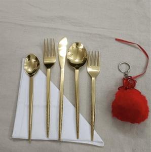 Luxe boucle poignée or salade serveur ensemble 2pc acier inoxydable fourchette cuillère moderne couverts pour salle à manger buffet cuisine décor tendance - Product Image 5