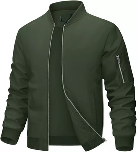 Blouson aviateur pour homme coupe-vent avec 5 poches-Veste zippée décontractée pour veste d'hiver pour homme MS-JS-0078 - Product Image 6