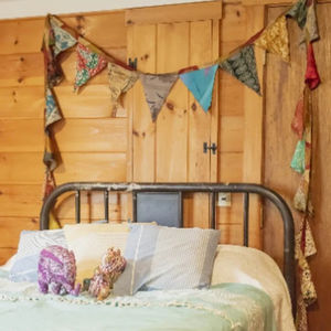 Fabric Flag <b>Banner</b> Bunting Handmade Bunting <b>Banner</b> Flag Colorful Festive Fabric Bunting Flags Garden <b>Banner</b> Party Supply - Product Image 1