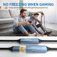 SYONG USB 3.0 Aktives Verlängerungskabel, Typ A Stecker auf Typ A Buchse, Typ C Anschluss 5Gbps Datenübertragungskabel USB-Repeater