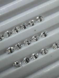 เพชรสีขาวธรรมชาติทรงรีขนาด3x4มม. พลอยทรงหลวมสี G คุณภาพพร้อมจัดส่ง - Product Image 6