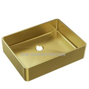 Lavabo en cuivre de qualité supérieure Lavabo en cuivre très vendu Élégant pour l'utilisation de la salle de bain de l'hôtel Villas Resort - Product Image 4