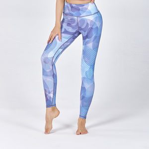 Nuevo diseño de corte tridimensional transpirable de alta calidad para mujer, mallas de Yoga de cintura alta, costuras de contorno, pantalones de Yoga - Product Image 4
