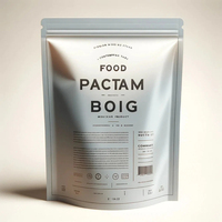 Sachet Doypack en Plastique Imprimé Personnalisé pour Emballage Alimentaire, Biscuits, Snacks, Bonbons, avec Fermeture Zip Scellée