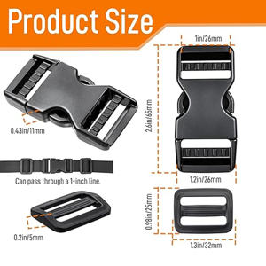 High Quality Quick Release Plastic YKK Travel Luggage <b>Replacement</b> Parts Wheels Handles <b>Straps</b> Accessories for Suitcase and <b>Bags</b> - Product Image 3