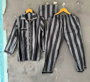 <b>Women's</b> Cotton Handmade PJ Set Breathable Casual <b>Sleepwear</b> Suit for All Seasons-Year-Round Wear - Product Image 5