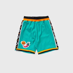 Classic Printed Blank Shiny Customable Men's Embroidery Basketball mesh shorts with pockets Cheap Low Price