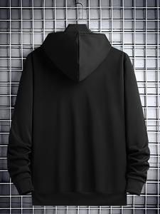 Sudaderas con capucha y sudaderas para hombre Sudadera con capucha de gran tamaño con logotipo personalizado para hombre Tendencias principales Sudaderas con capucha de moda para hombre - Product Image 4