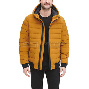 Men's Casual Ultra-Warm Puffer <b>Jacket</b> Durable Wind-Resistant Waterproof Breathable Relaxed Fit for Winter Outdoor Daily <b>Life</b> - Product Image 1