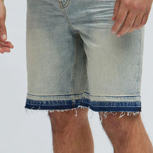 <b>Men</b> Relaxed Latest High Quality Cheap Rate Denim <b>Shorts</b> <b>Vintage</b> Blue Wash / Trending <b>Shorts</b> For <b>Men</b> Adjustable Affordable Price - Product Image 3